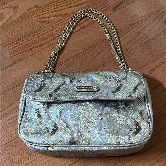 Anne Klein Snakeskin Shoulder Bag - Picture 2 of 13